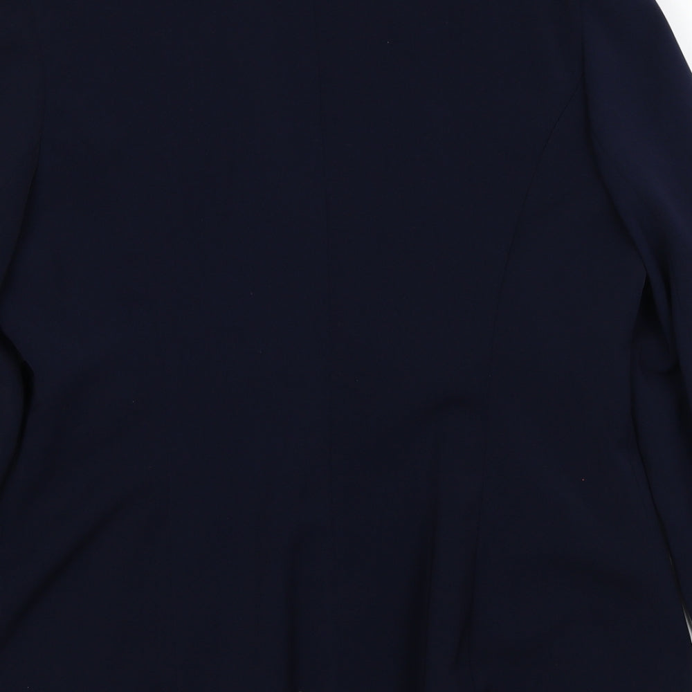 Womens UK Size 14 AMARANTO Regular Blue Blazer