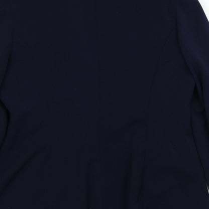 Womens UK Size 14 AMARANTO Regular Blue Blazer