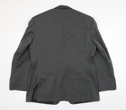 Mens UK Size 42 Chatsworth Regular Grey Suit Jacket