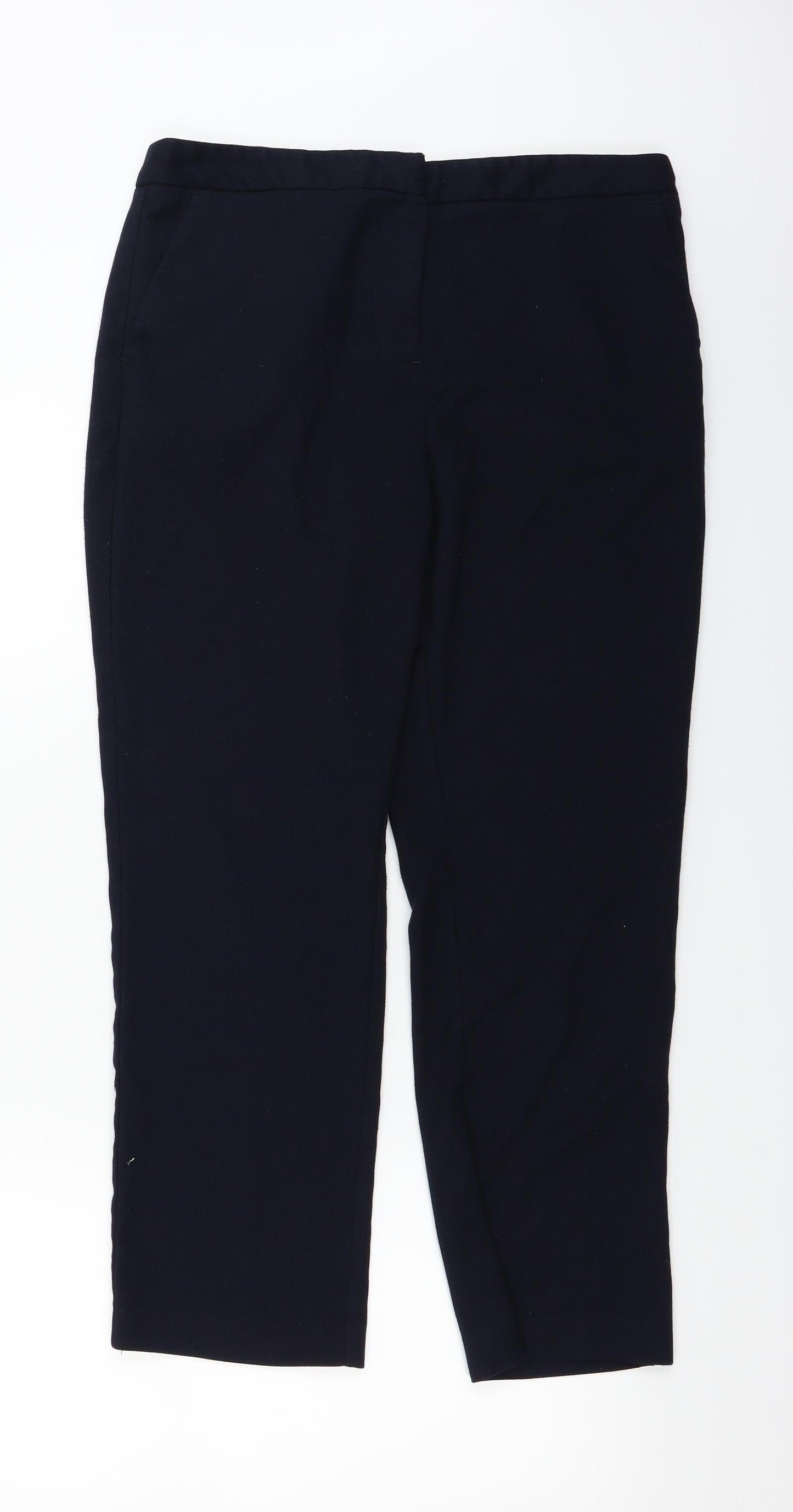 Womens UK Size 12 Papaya Regular Fit  Blue Trousers