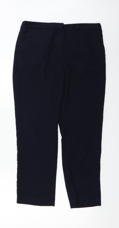 Womens UK Size 12 Papaya Regular Fit  Blue Trousers