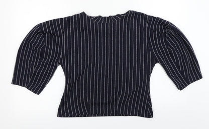 Womens UK Size 10 NEXT Blue Basic T-Shirt