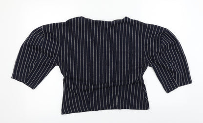 Womens UK Size 10 NEXT Blue Basic T-Shirt