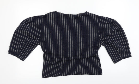 Womens UK Size 10 NEXT Blue Basic T-Shirt