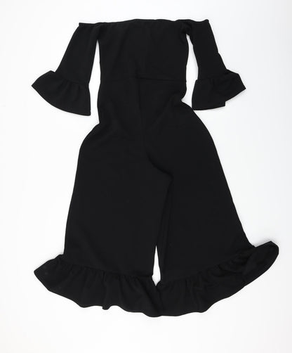 Missguided  Womens Black   Jumpsuit One-Piece Size 8