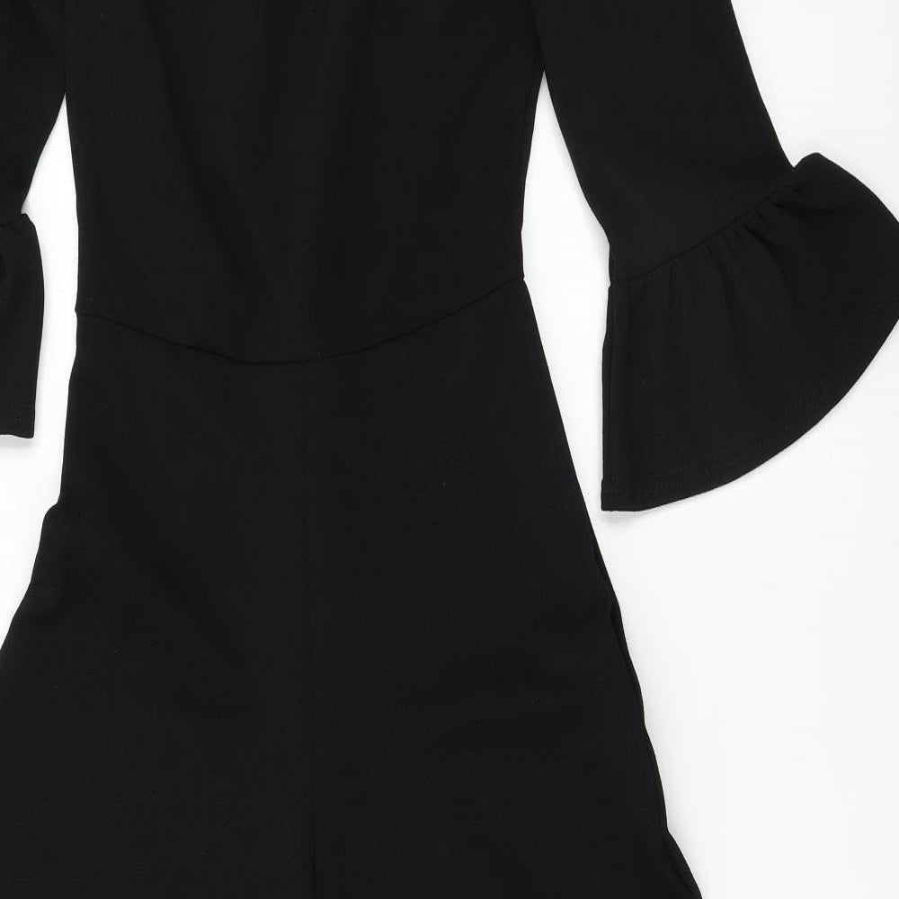 Missguided  Womens Black   Jumpsuit One-Piece Size 8