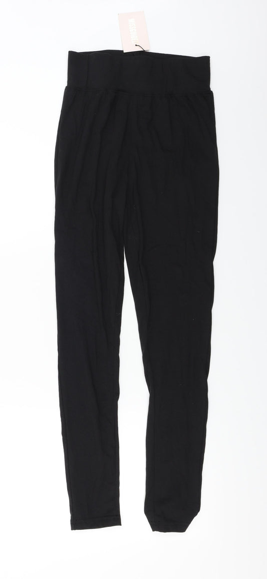 Missguided  Womens Black   Trousers  Size 10 L24 in