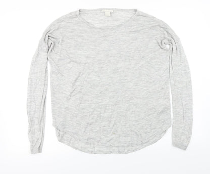 H&M  Womens Grey   Pullover Jumper Size S
