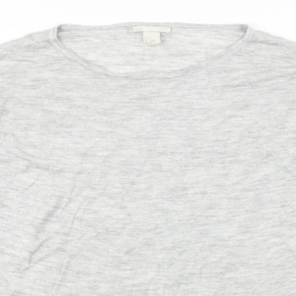 H&M  Womens Grey   Pullover Jumper Size S