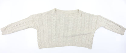 Preworn  Womens Beige   Pullover Jumper Size L