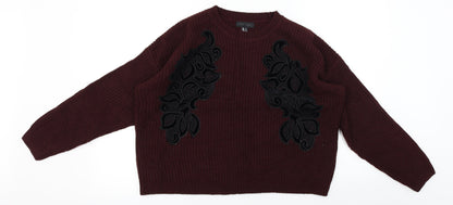 New Look  Womens Purple   Pullover Jumper Size S
