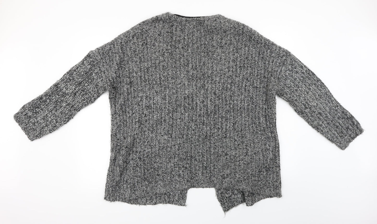 Promod Womens Grey   Cardigan Jumper Size M