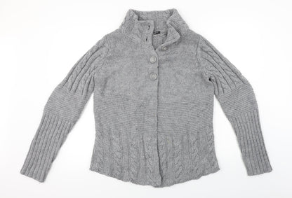 George  Womens Grey   Cardigan Jumper Size 16
