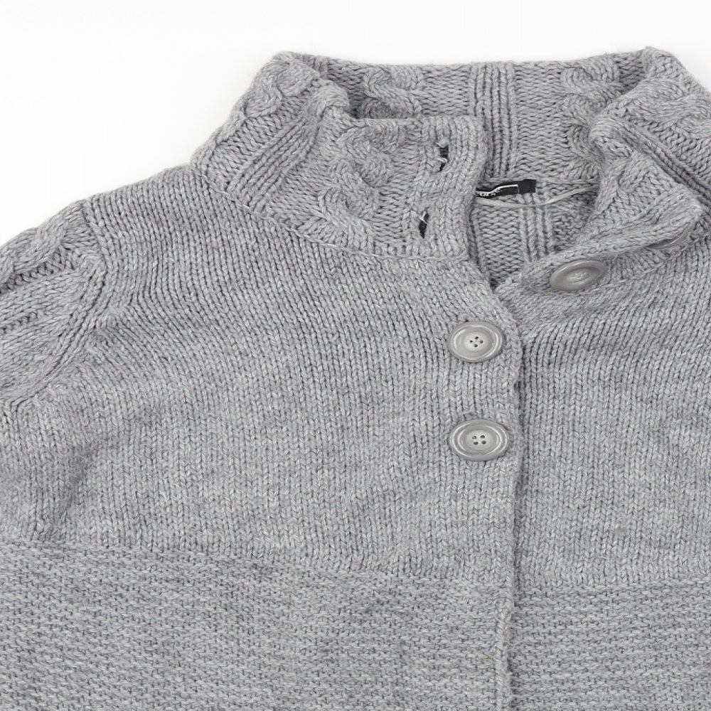 George  Womens Grey   Cardigan Jumper Size 16