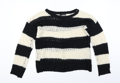 Atmosphere  Womens Beige Striped  Pullover Jumper Size 14