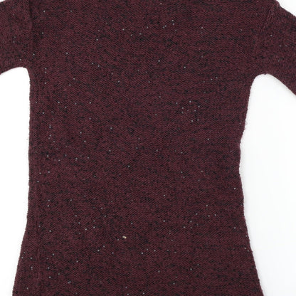 Dorothy Perkins Womens Purple   Pullover Jumper Size S
