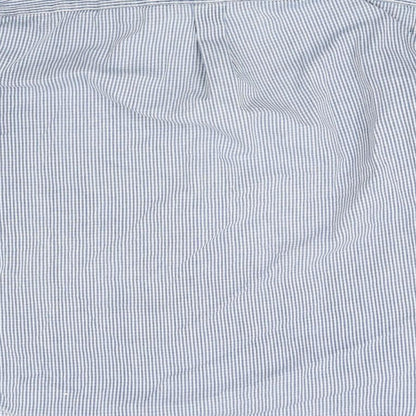 Americano Mens Blue Striped   Button-Up Size L
