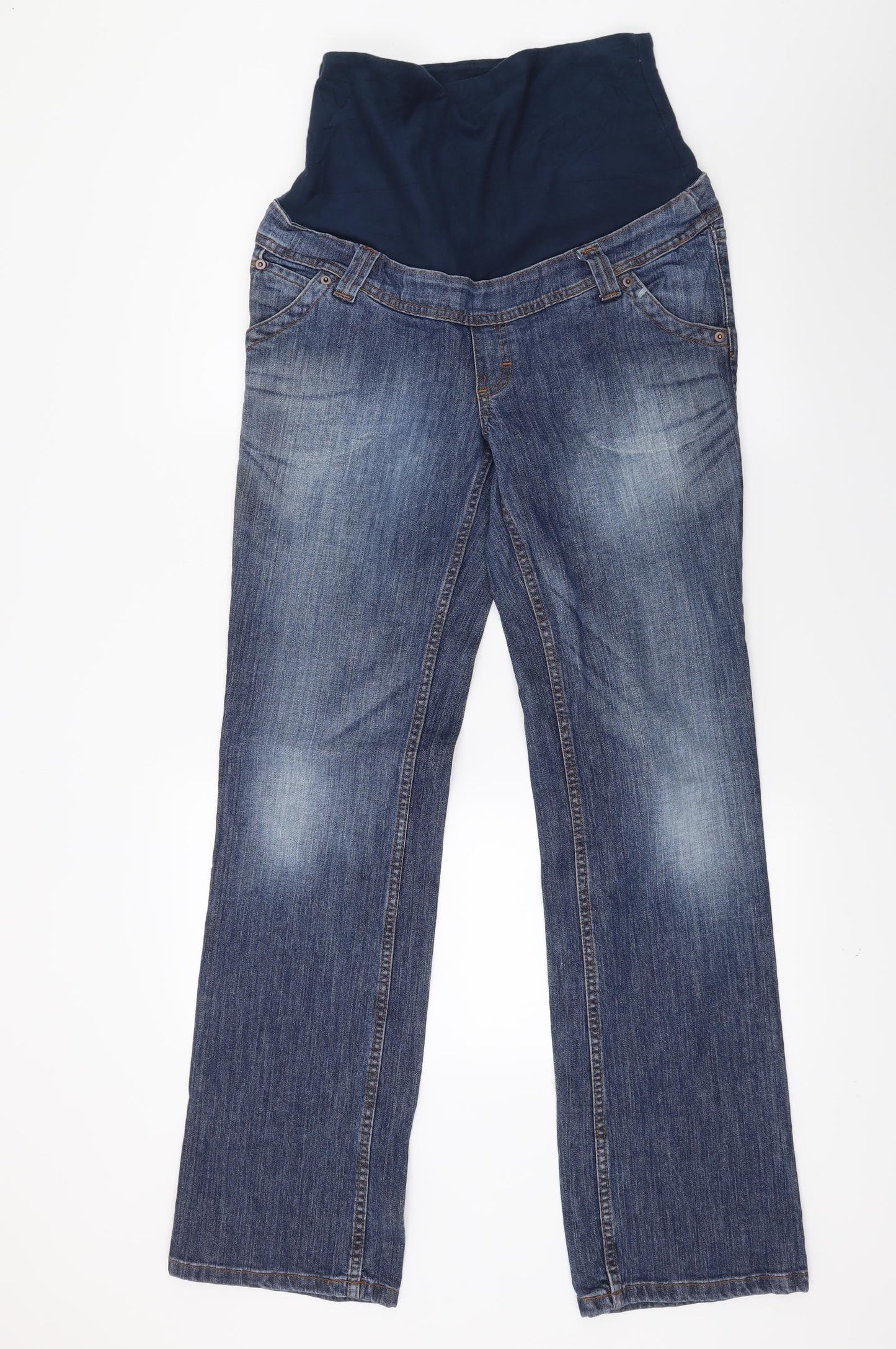 Womens UK Size S H&M Regular Fit Bootcut Blue Jeans