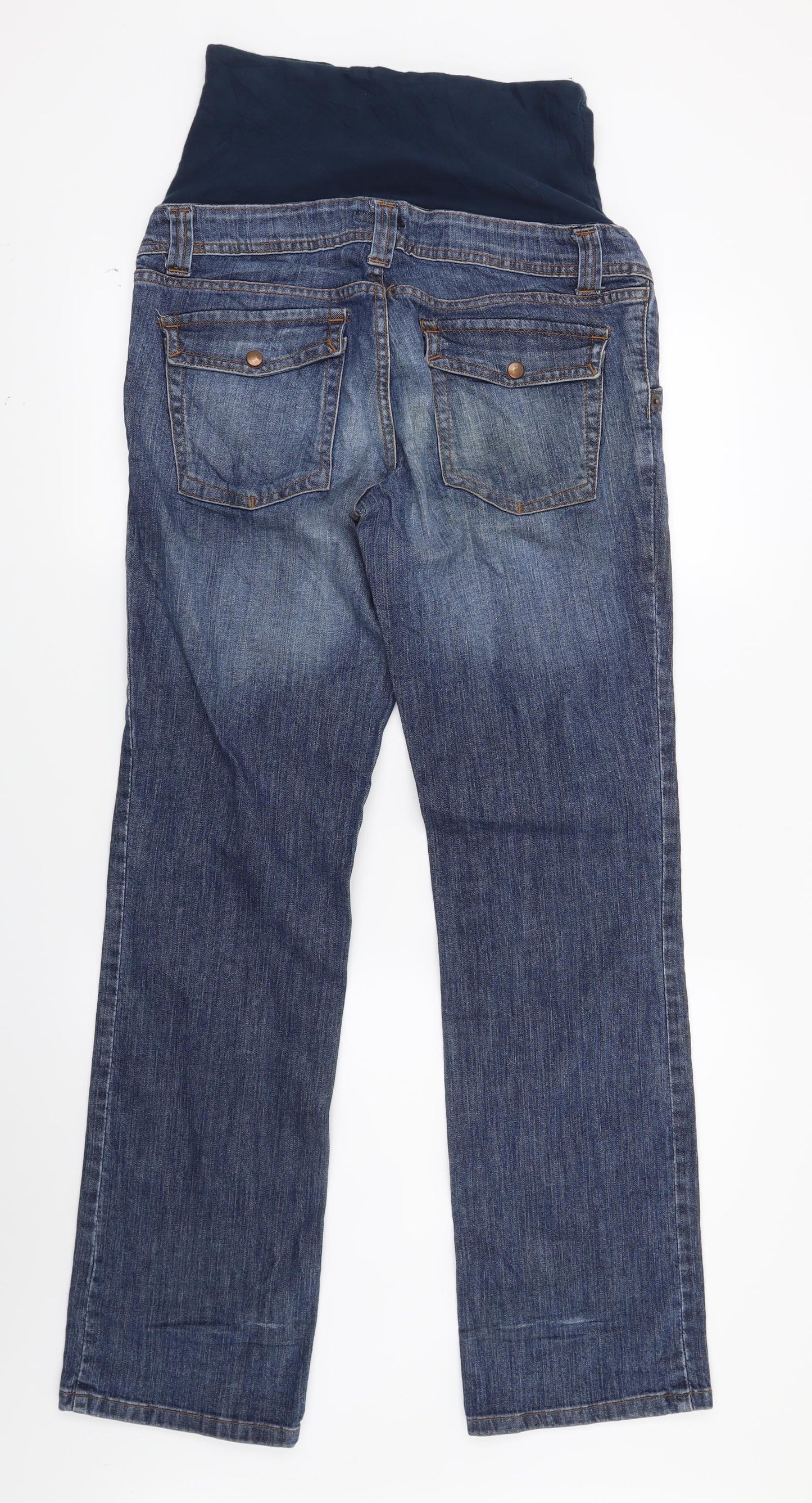 Womens UK Size S H&M Regular Fit Bootcut Blue Jeans