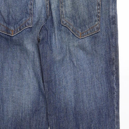 Womens UK Size S H&M Regular Fit Bootcut Blue Jeans