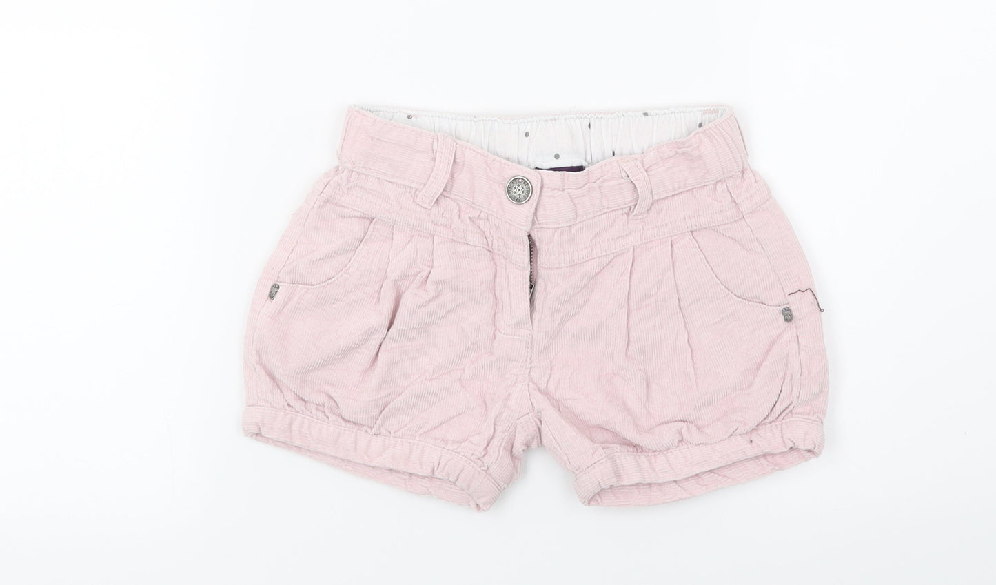 Sergent Major Girls Pink  Corduroy Cut-Off Shorts Size 5 Years