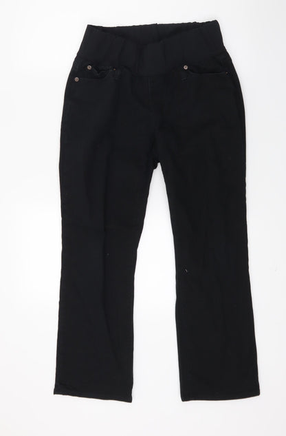 Gap Womens Black  Denim Straight Jeans Size 29 in L23 in