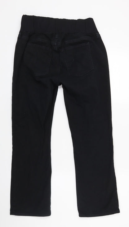 Gap Womens Black  Denim Straight Jeans Size 29 in L23 in