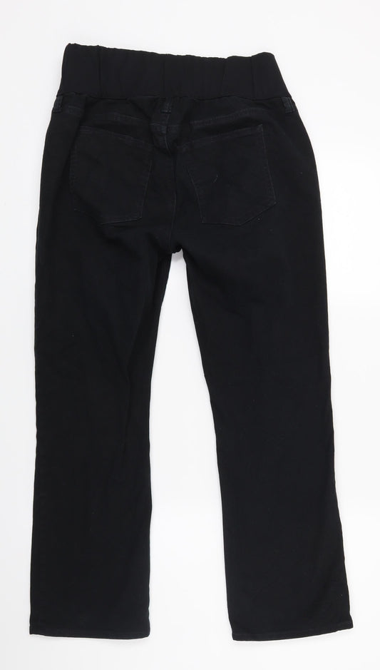 Gap Womens Black  Denim Straight Jeans Size 29 in L23 in