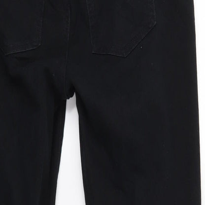 Gap Womens Black  Denim Straight Jeans Size 29 in L23 in