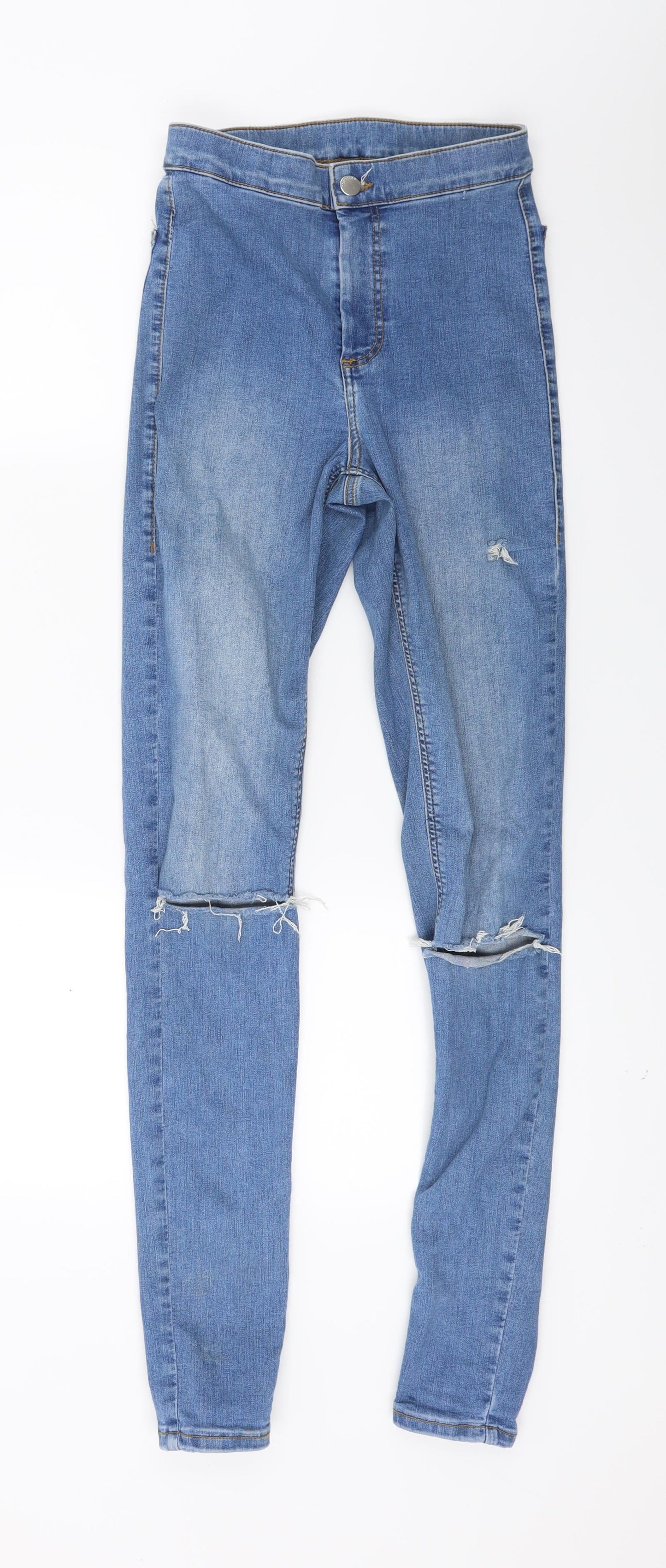 Womens UK Size 25 in Top shop Regular Fit Jegging Blue Jeans