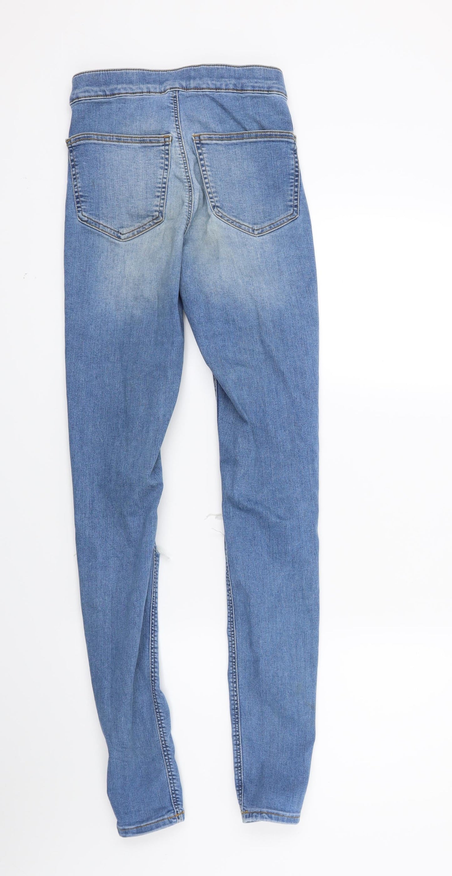 Womens UK Size 25 in Top shop Regular Fit Jegging Blue Jeans