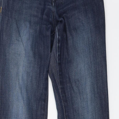 Womens UK Size 26 in H&M Regular Fit Skinny Blue Jeans