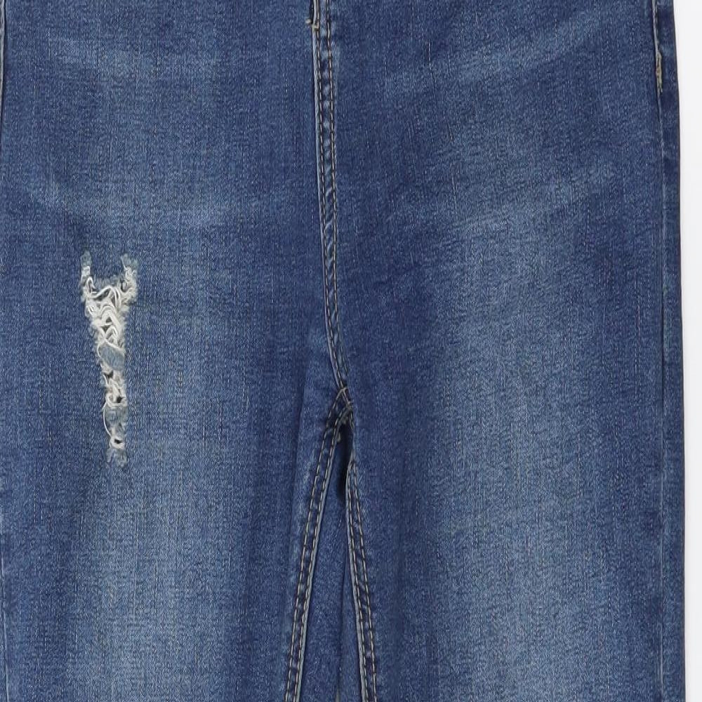 Womens UK Size 25 in Preworn Regular Fit Skinny Blue Jeans