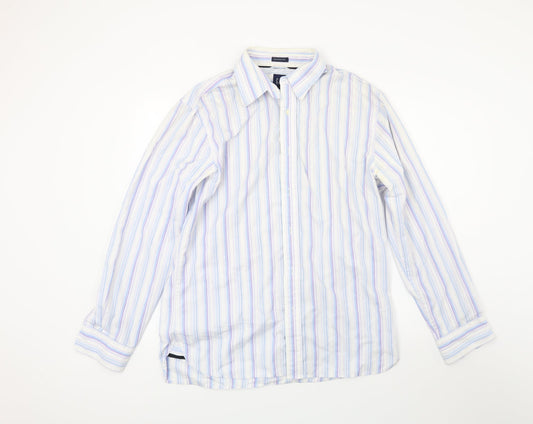 Mens UK Collar Size 16.5 Gap Smart White  Dress Shirt