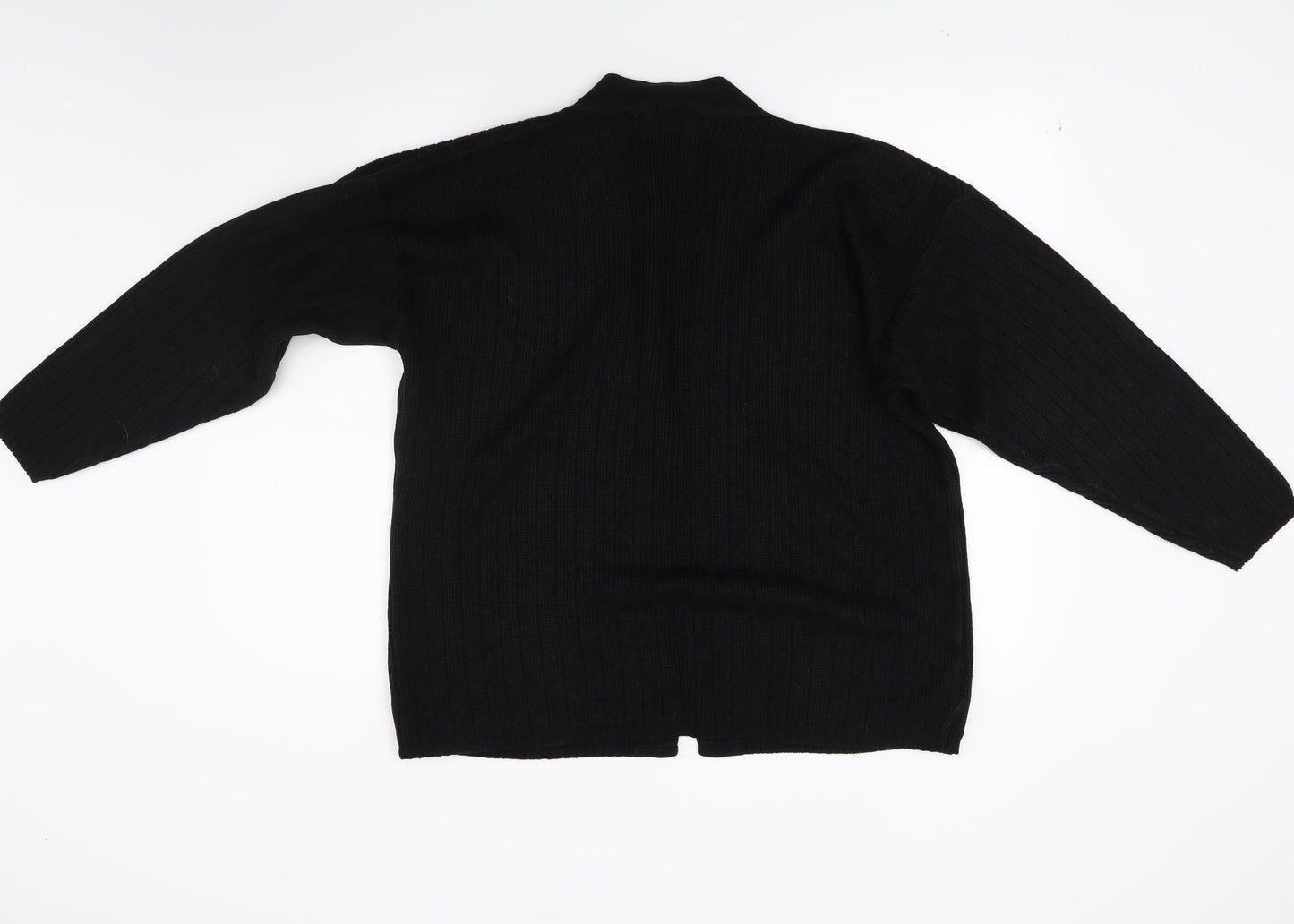 L vouge Womens Black  Knit Cardigan Jumper Size L