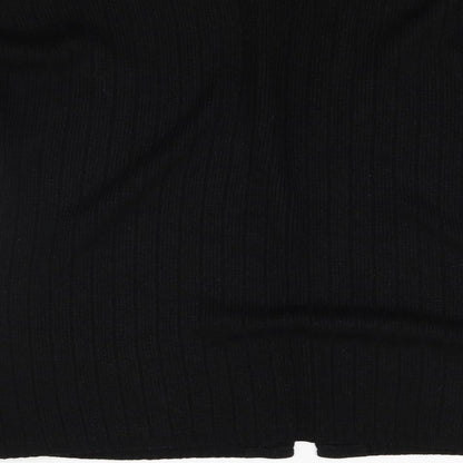 L vouge Womens Black  Knit Cardigan Jumper Size L