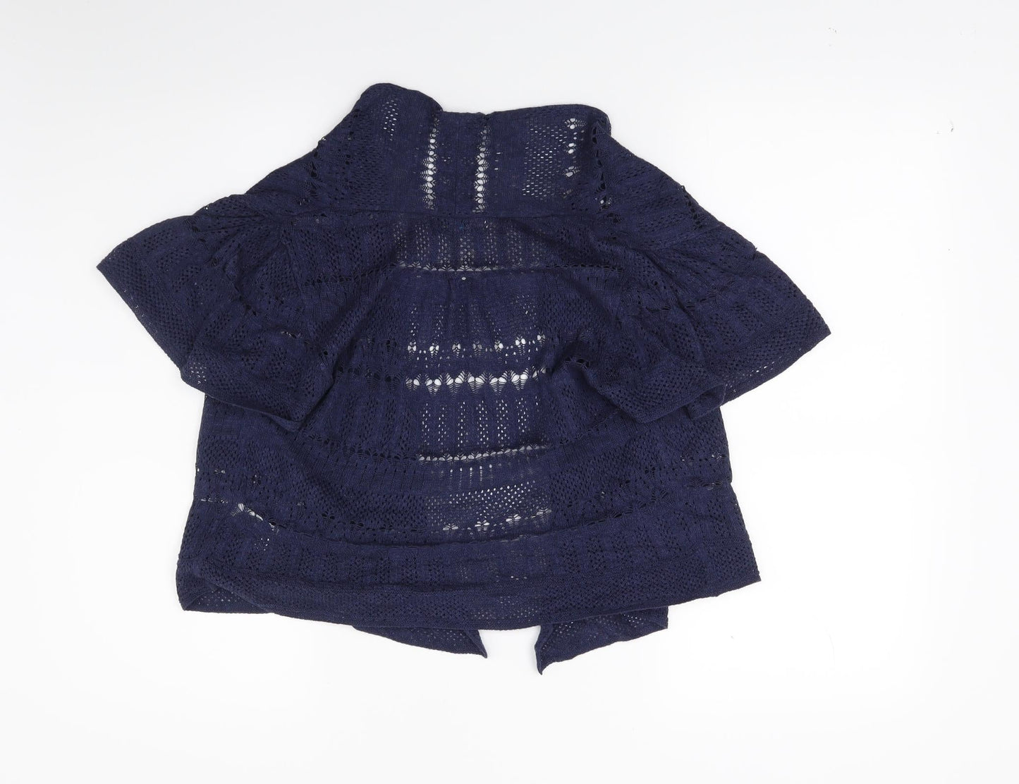 Marks and Spencer Womens Blue  Knit Wrap Jumper Size 10