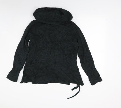 Papaya Womens Green  Knit Pullover Jumper Size S
