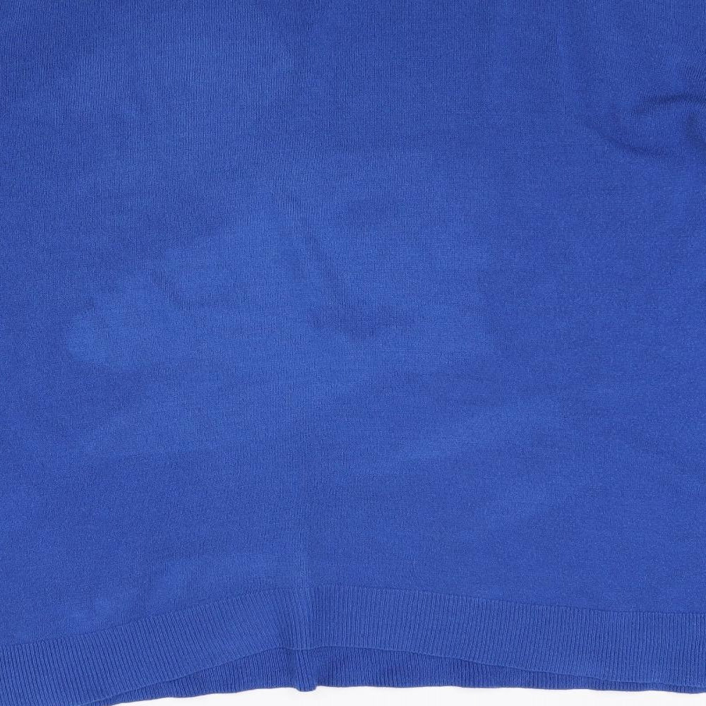 Morley Mens Blue  Knit Pullover Jumper Size 2XL