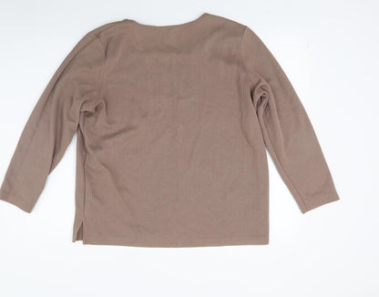 BM Womens Brown   Pullover Jumper Size M