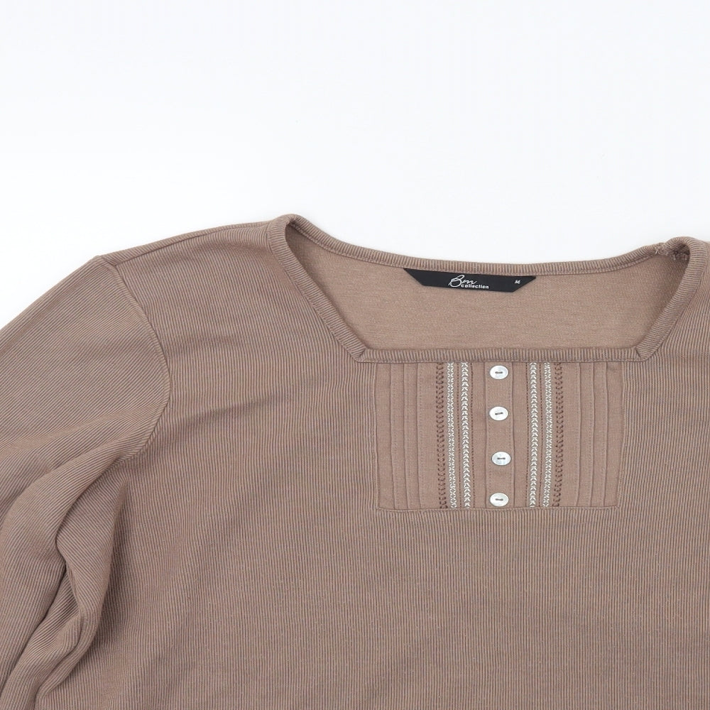 BM Womens Brown   Pullover Jumper Size M