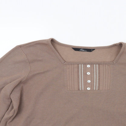 BM Womens Brown   Pullover Jumper Size M