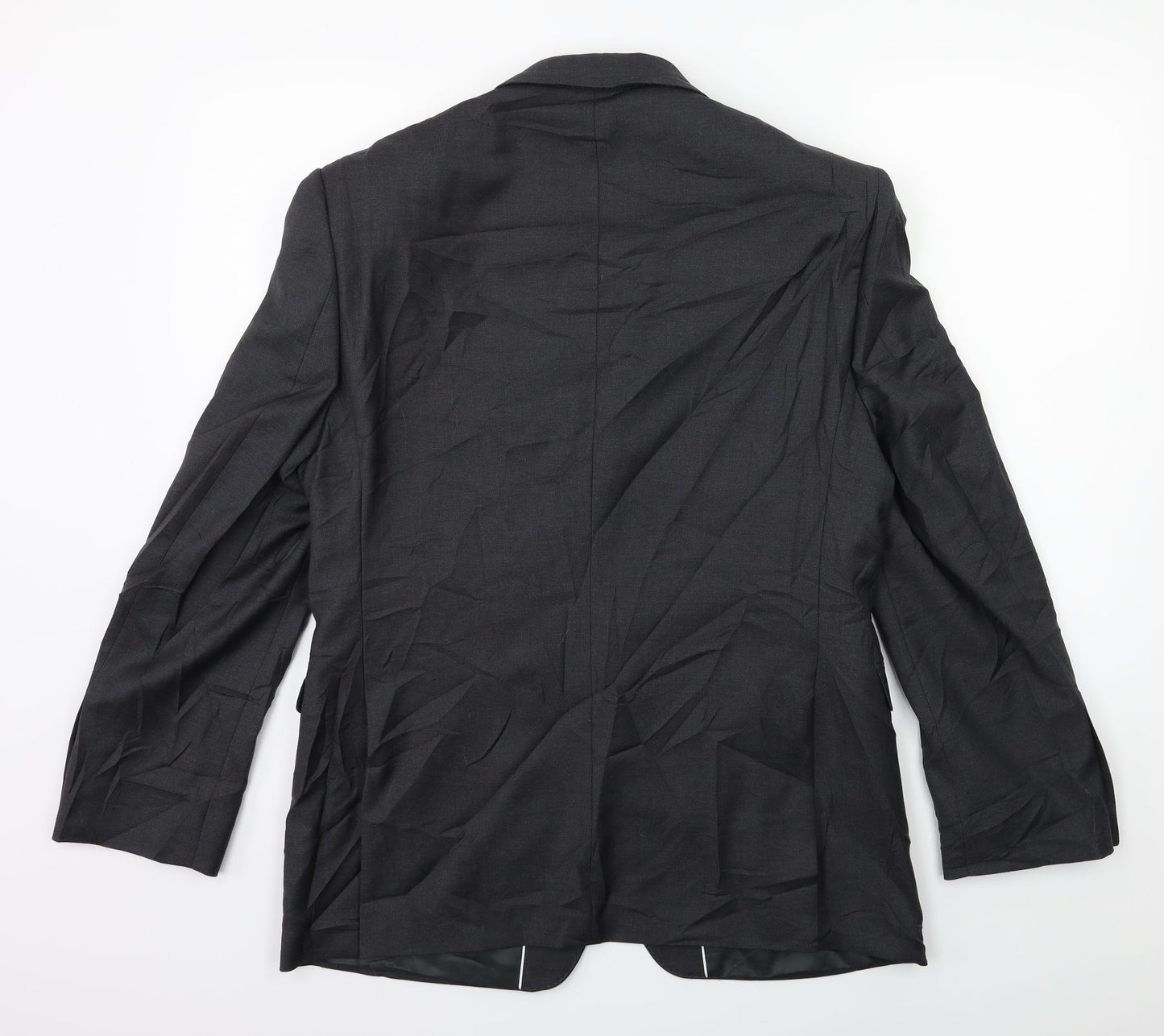 Mens UK Size 40 Lanificio Regular Grey Suit Jacket