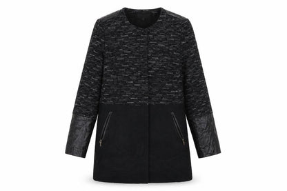Womens UK Size 10 Per Una Black Overcoat