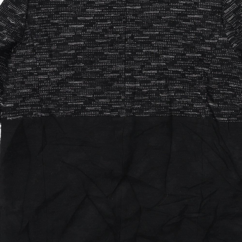 Womens UK Size 10 Per Una Black Overcoat