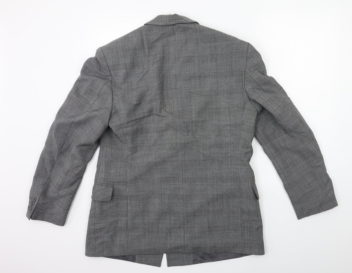 HORNE Mens Green   Jacket Suit Jacket Size 36