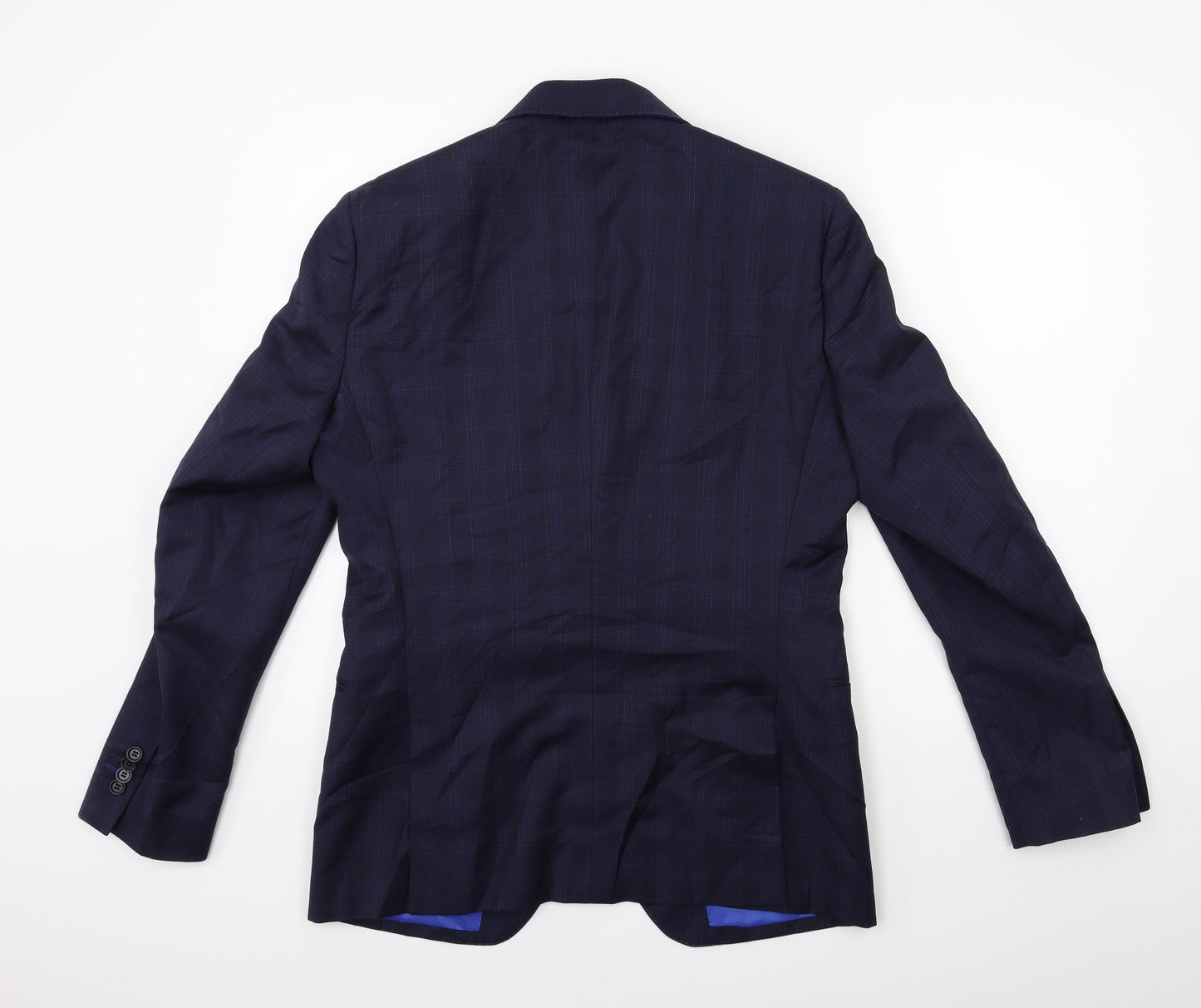 Mens UK Size 38 Preworn Regular Blue Suit Jacket