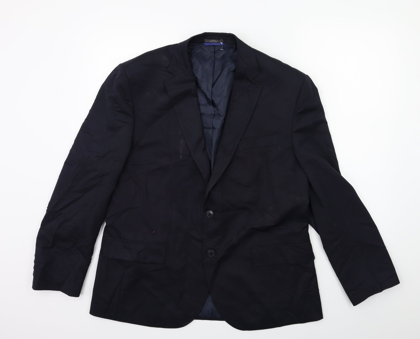Mens UK Size 42 Marks and Spencer Regular Blue Suit Jacket