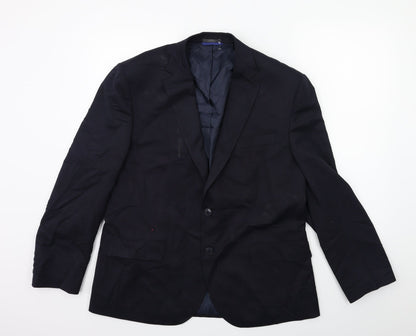 Mens UK Size 42 Marks and Spencer Regular Blue Suit Jacket
