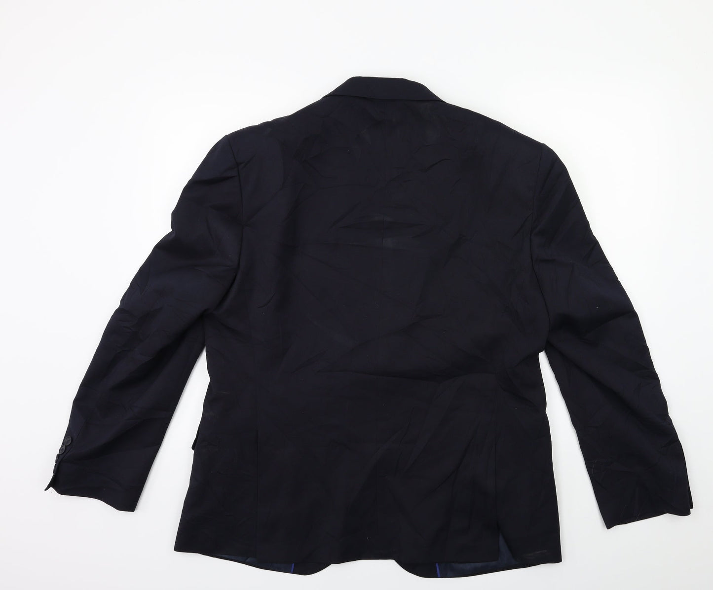 Mens UK Size 42 Marks and Spencer Regular Blue Suit Jacket